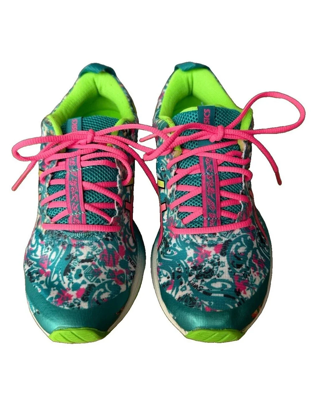 ASICS Gel Hyper Tri 2 Women’s Size 5 Multicolor Triathlon Running Shoes EUC